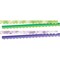 Barker Creek Tie-Dye & Ombr Purple & Lime Double-Sided Scalloped Trim Set of 4, 52/set 4360 - alternate 1